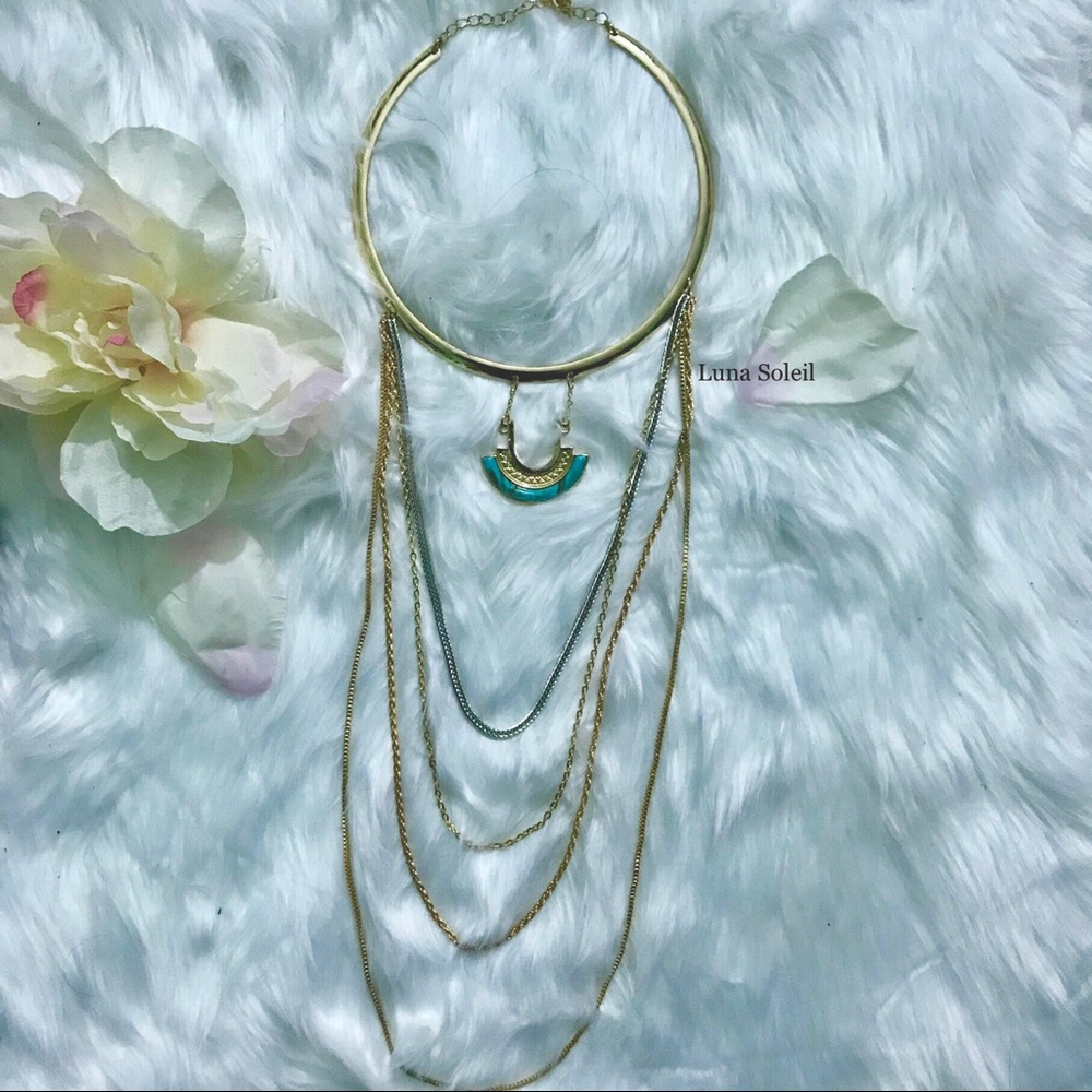 Emilia Gold Choker Necklace